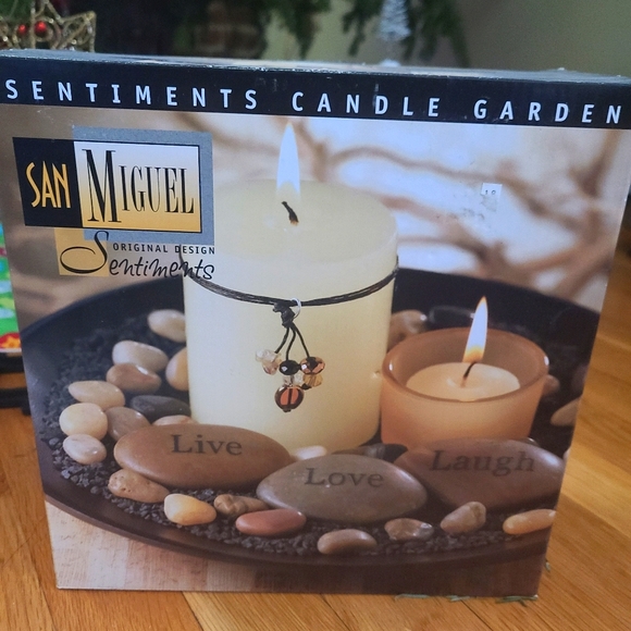 Sentiment Stone Candle Holder - Picture 2 of 4